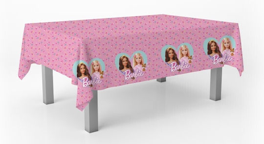 Plastic Barbie Sweet Life Party Tablecover 120 X 180 Cm
