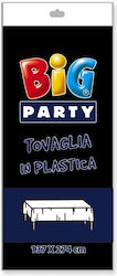 Plastic Black Party Tablecover 137 X 274 Cm