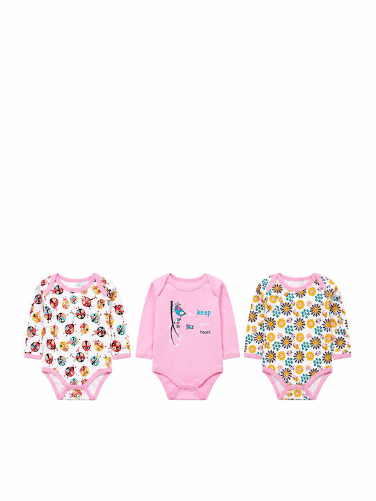 Mother Nest Set Bodysuits Flower-keep-ladybug 3 Pieces