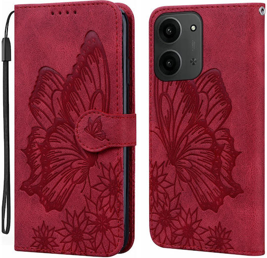 Galaxy Wallet Synthetic Leather / Silicone Red (Samsung Galaxy A37/a36 5g)