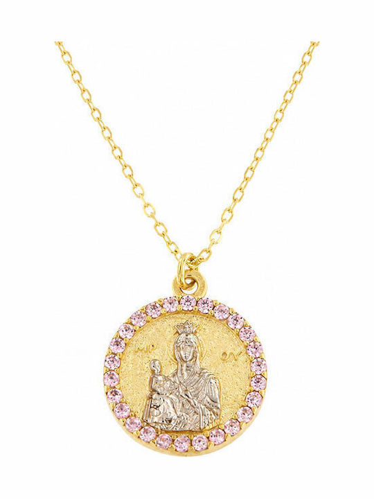Ios Kinder Amulette Ios mit Kette Jungfrau Maria aus Silber MEWE1082