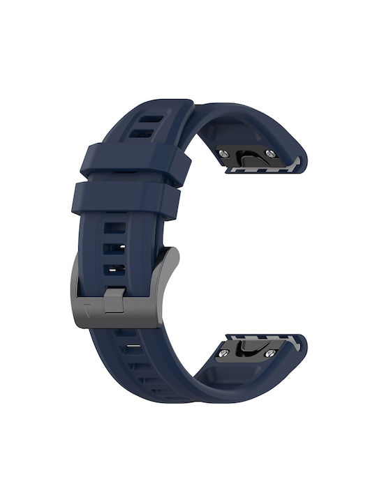 Soft Silicone Garmin Fenix 3 5x 6x 7x 8 51mm Epix Pro 51mm Descent Mk1 Mk2 Mk3i 51mm D2 Charlie Delta Px Mach 1 Pro 51mm Instinct 2x Dark Blue