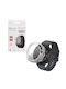 Volte-Tel Edge Cover Plastic Case with Tempered Glass in Transparent Colour for Samsung Galaxy Watch 8 Classic 46mm