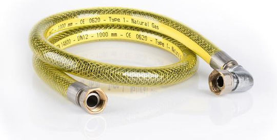 Gas Connection Hose Angle G1/2" X G1/2" 750 Mm