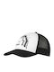 Jockey with Mesh and Flat Brim White