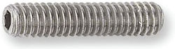 Inox Винт Без Глава Inox DIN 916 с Диаметър M5 и Дължина 8mm