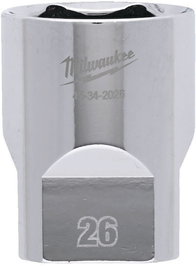 Milwaukee Socket with 1/2" Frame Host Diameter 1/2" / 26