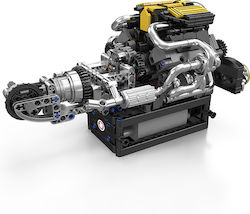 Mould King Turbocharged Bauklötze Motor 761Stücke