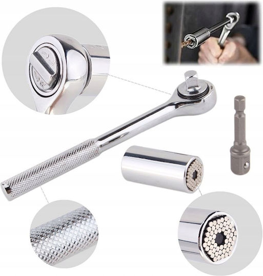 Falon-Tech Καστάνια με Καρέ 3/8" Μήκους 5.3εκ.