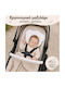Bo Jungle Βρεφικό Μαξιλάρι Ύπνου Memory Foam Snow 20x25εκ.