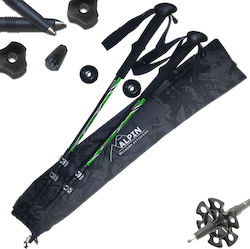 Alpin Trailhunter Ii Teleskopische Wanderstöcke Aluminium 2er Paar Schwarze Alpin Trailhunter Ii Teleskopische Wanderstöcke Aluminium 2er Paar Schwarze