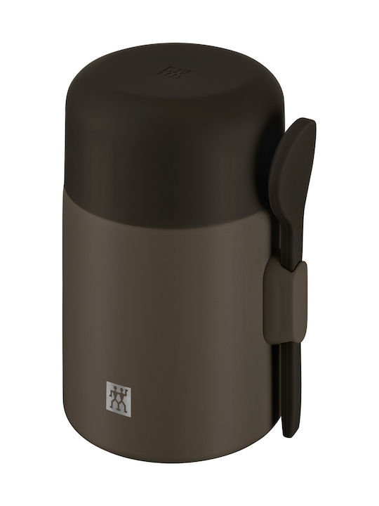 Zwilling J.A. Henckels Thermo Plus Кутия за храна Пластмасова Термос Кафява 600ml
