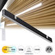 GloboStar LED Linear Wall Light 54W Warm White IP20 L120xH7cm