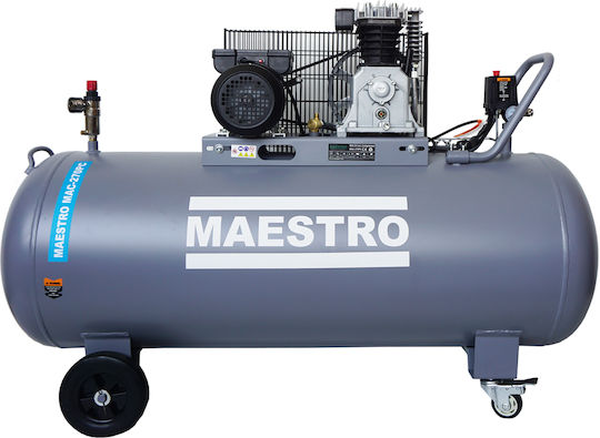 Maestro Abac Luftkompressor mit 4hp Leistung und Luftkammer 270lt