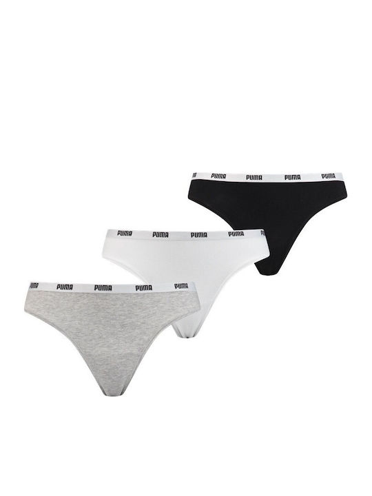 Γυναικεία String 3Pack Λευκά