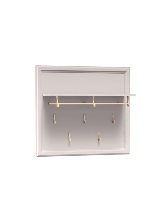Epipla1.gr Wandhalterung Sonfera 121 Metall 5 Haken Beiges 100x25cm