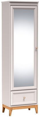 Sonfera 117 Einzeltür Kleiderschrank mit Spiegel Kasmiri 55x35x193cm