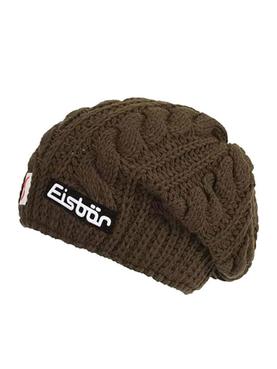 Beanie Unisex Knitted Beanie in Brown Colour