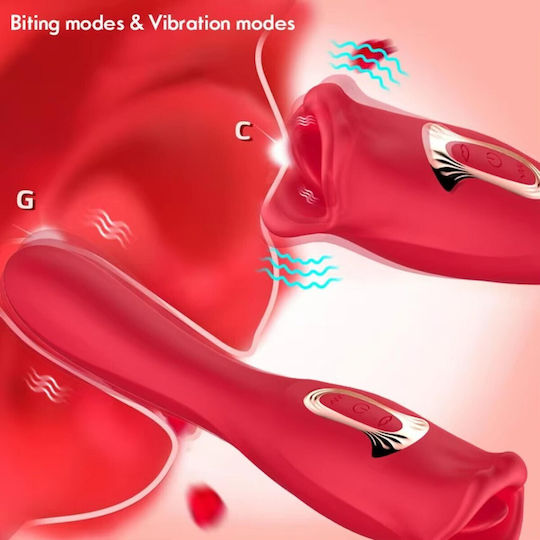 Vibrator 10 Funktionen Licking 10 Muster der Vibration – 22,3cm