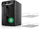 Bosch Series 6 Mafd661b4 Air Fryer με Διπλό Αποσπώμενο Κάδο 12lt Μαύρο