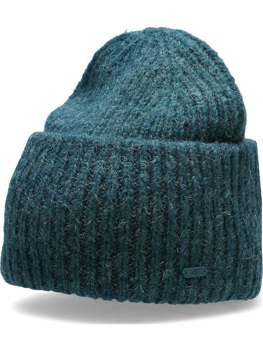 Beanie Women's Knitted Beanie in Green Colour
