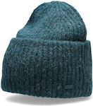 4F Beanie Women's Knitted Beanie in Green Colour