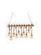 Tradesor Deckenleuchte Boho Raster mit Lampenbirnensockel 80x30cm