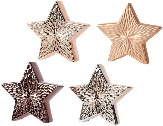 Beauty Home Christmas Plastic Orange Star 11x2.9x12cm