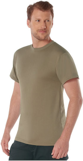 Rothco Kurzes T-Shirt Mit Schnellem Trocknen Und Feuchtigkeitsmanagement Coyote Braun