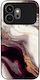 Sonique Marble Series Honor 600 5g Burgundy Case