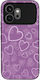 Sonique Heart Series Honor 600 5g Purple Case