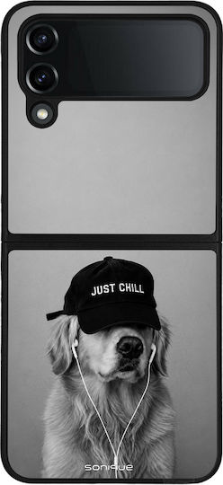 Sonique Men's Edition Samsung Galaxy Z Flip 4 Just Chill Pup Case
