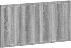 vidaXL Табла за легло Дървена Сива 100x50cm