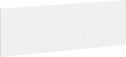 vidaXL Κεφαλάρι Κρεβατιού Ξύλινο Λευκό 160x50cm
