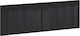 vidaXL Wooden Black Bed Headboard 160x50cm