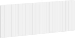 vidaXL Κεφαλάρι Κρεβατιού Ξύλινο Λευκό 140x50cm