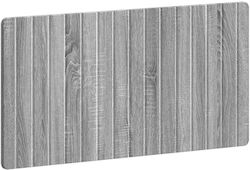 vidaXL Табла за легло Дървена Сива 100x50cm
