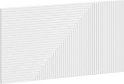 vidaXL Дървено Бяло Капаче за Легло 100x50cm