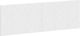 vidaXL Wooden White Bed Headboard 160x50cm