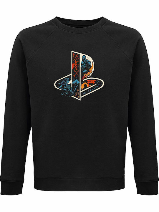 Sweatshirt Organic Unisex " Playstation Kratos ...