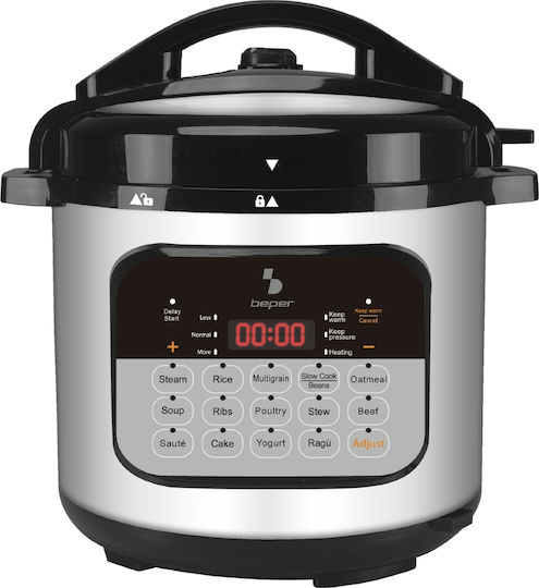 Beper Multi-Function Cooker 1000W with Capacity 6lt Brown