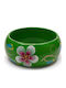 FantazyStores Women's Handcuff Bracelet with Flower Design