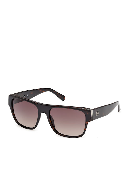 Guess Men's Sunglasses with Brown Tartaruga Fra...