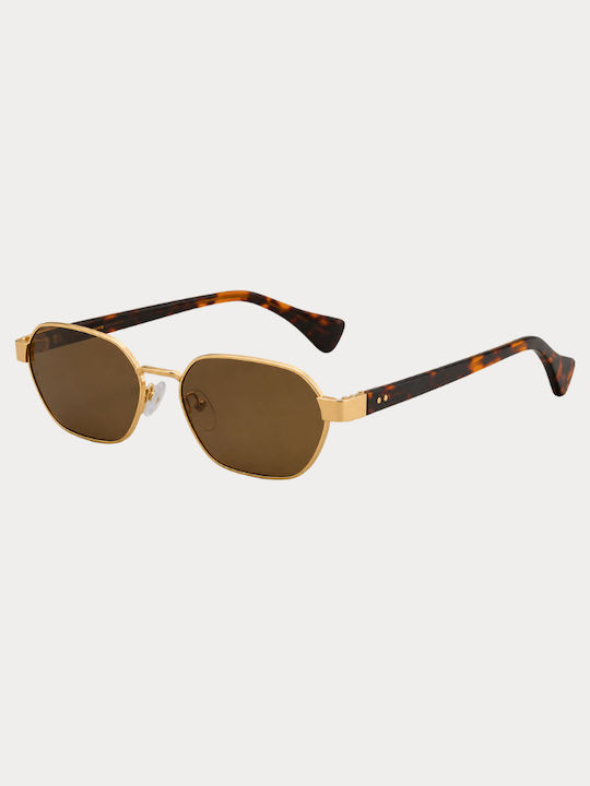 Kristian Olsen Men's Sunglasses with Gold Metallic Frame and Gold Lens KO-299-4 Kristian Olsen Men's Sunglasses with Gold Metallic Frame and Gold Lens KO-299-4