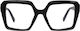 Epoka Spaak C01 Black Acetate Prescription Eyeglass Frames