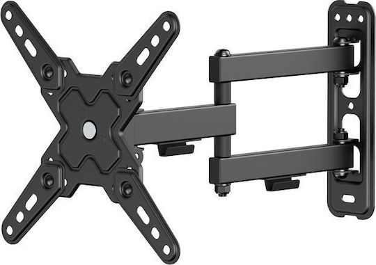 Goobay Fullmotion Стенна стойка за телевизор до 20 кг Черна