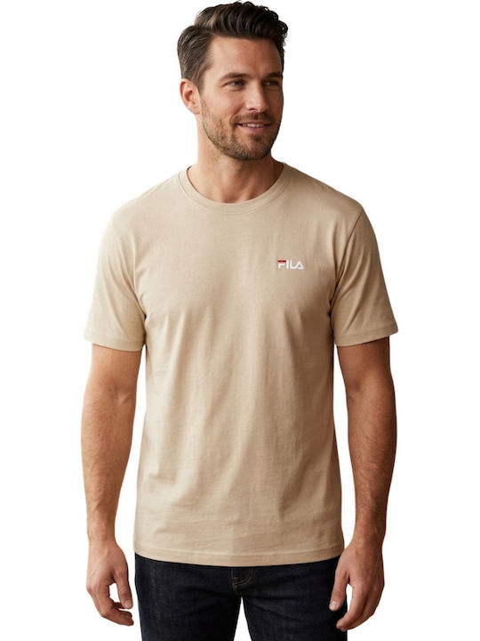 FILA Apcdms25003 Kurzarm T-Shirts Beige