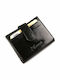 Leather Men's Card Wallet Black