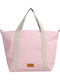 Achilleas Accessories Frottee Strandtasche Rosa