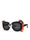 Kiddos Unbreakable Round Kids Sunglasses with Polarized Lens Black